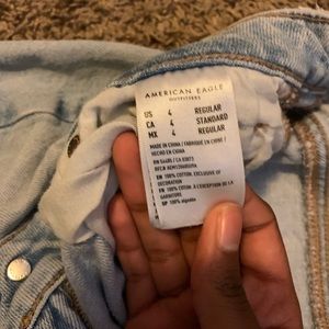 American Eagle Blue Ripped Jeans